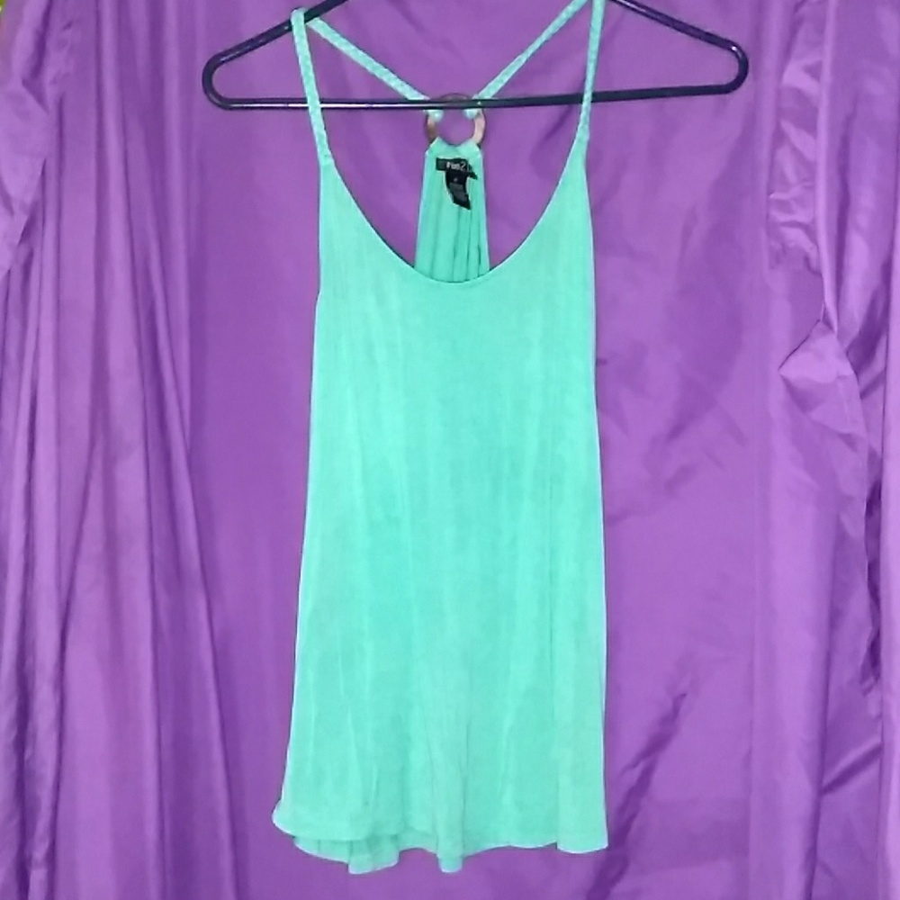 Mint Green Loose Tank/Sleeveless Top